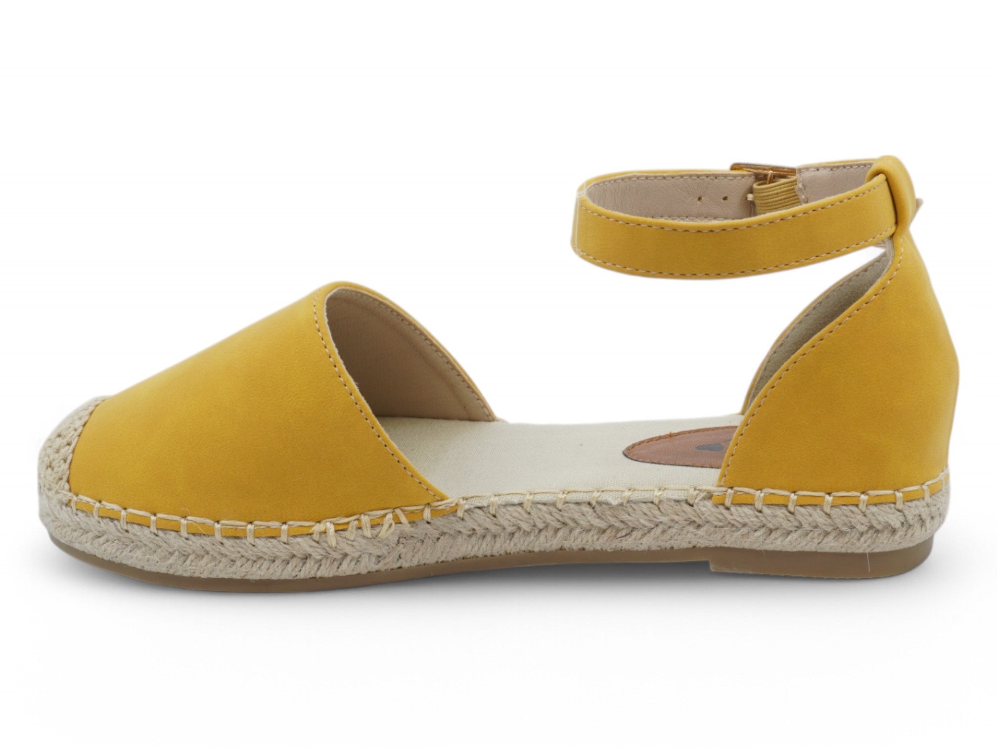 Women's Mustard Open Shank Shyla Espadrille