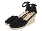 Women's Black Selia Espadrille Wedge