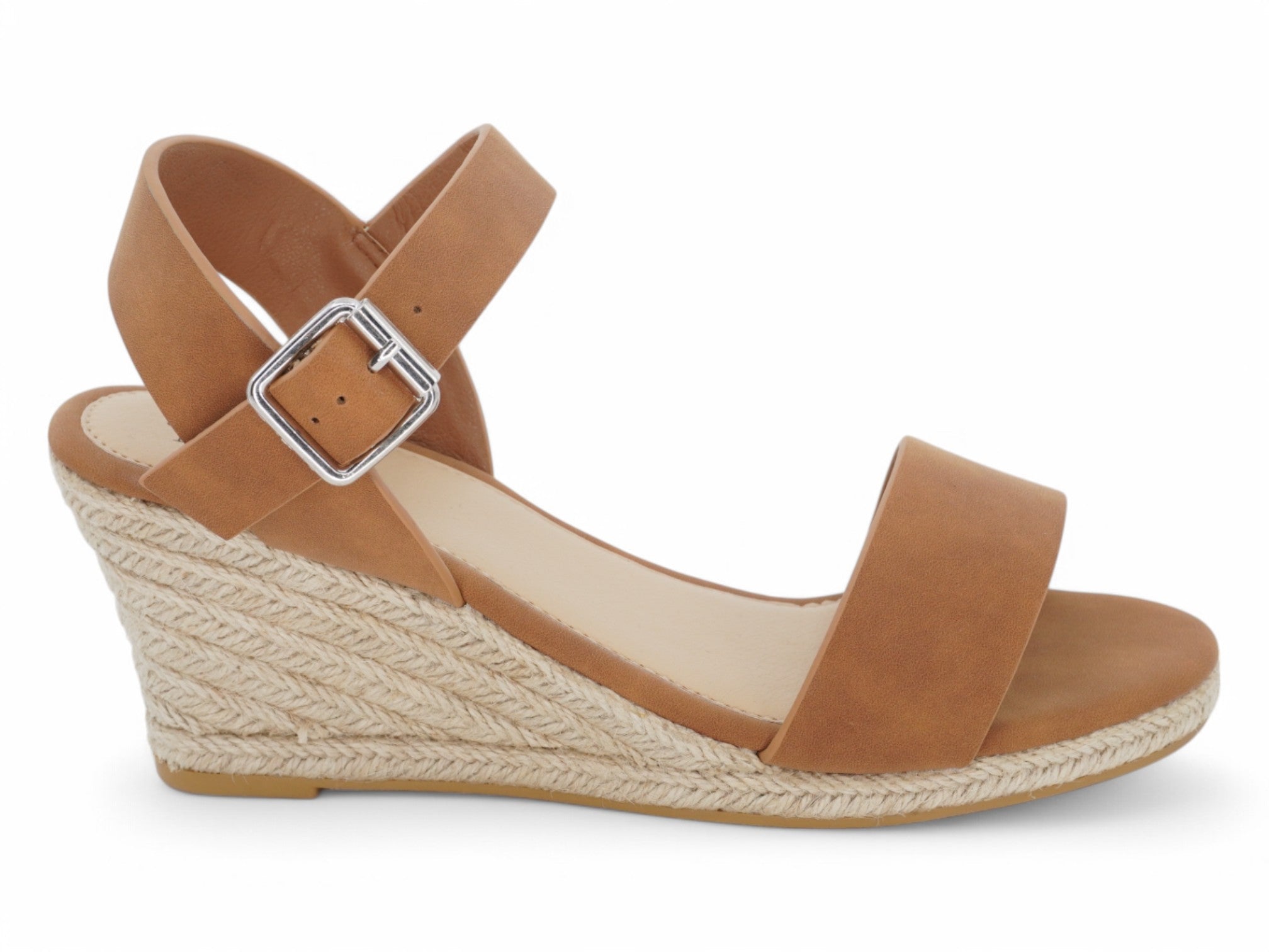 Women's Tan Espadrille Wedge