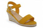 Women's Mustard Espadrille Wedge
