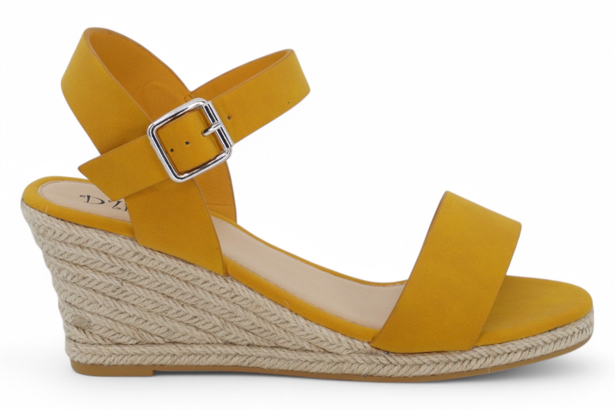 Women's Mustard Espadrille Wedge