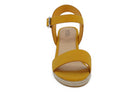 Women's Mustard Espadrille Wedge
