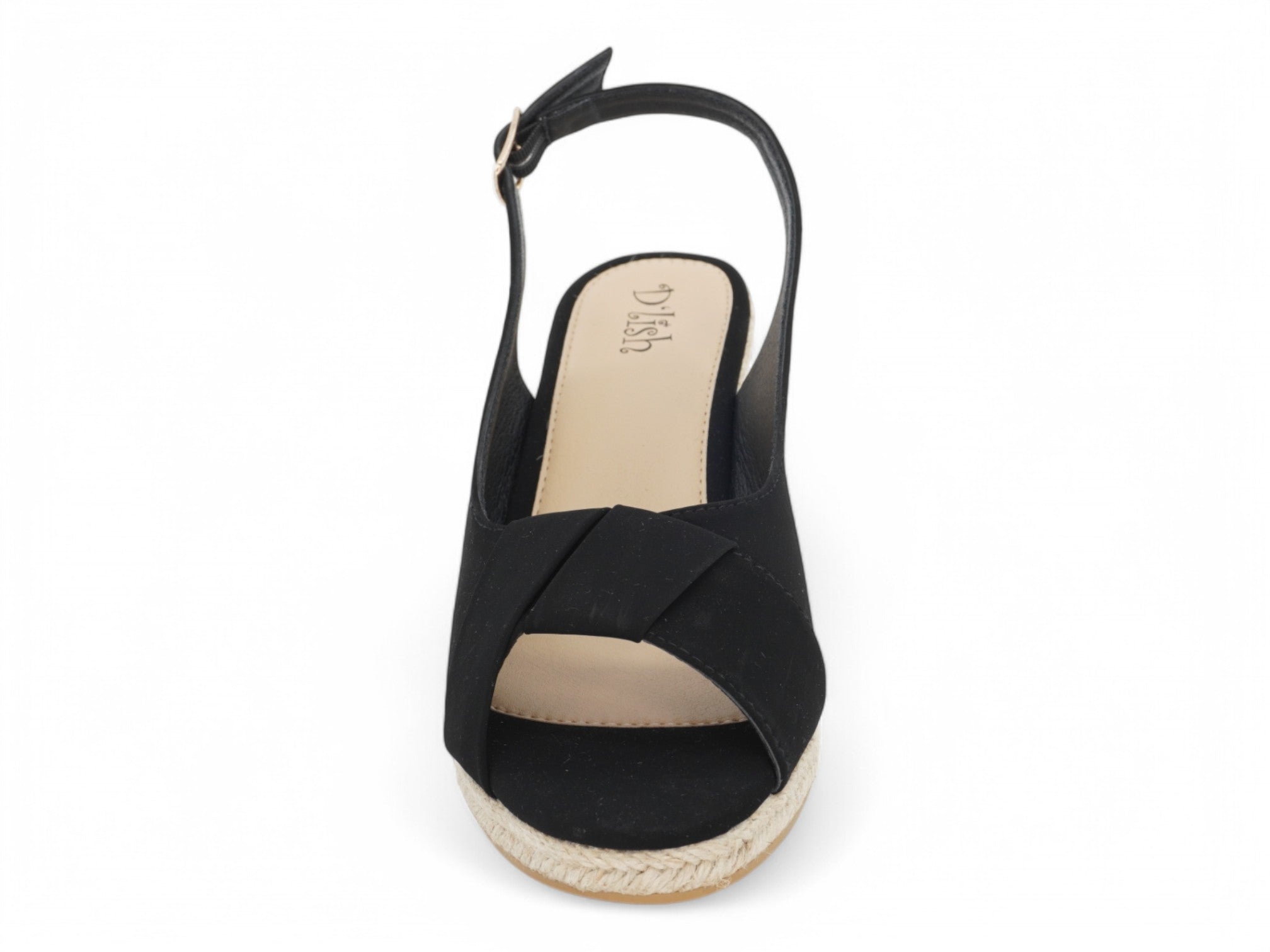 Women's Black Aurelia Espadrille Wedge