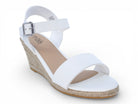 Women's White Espadrille Wedge