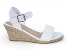 Women's White Espadrille Wedge