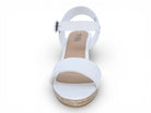 Women's White Espadrille Wedge