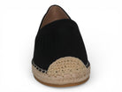 Women's Black Velour Shyla Espadrille