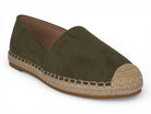 Women's Olive Green Velour Shyla Espadrille