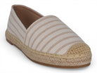 Women's Tan Striped Canvas Espadrille