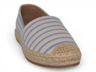 Women's Blue Striped Canvas Espadrille