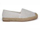 Women's White Weave Espadrille