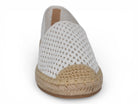 Women's White Weave Espadrille