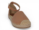 Women's Tan Faux Suede Open Shank Shyla Espadrille