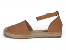 Women's Tan Faux Suede Open Shank Shyla Espadrille