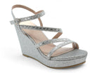 Women's Silver Hazel Wedge