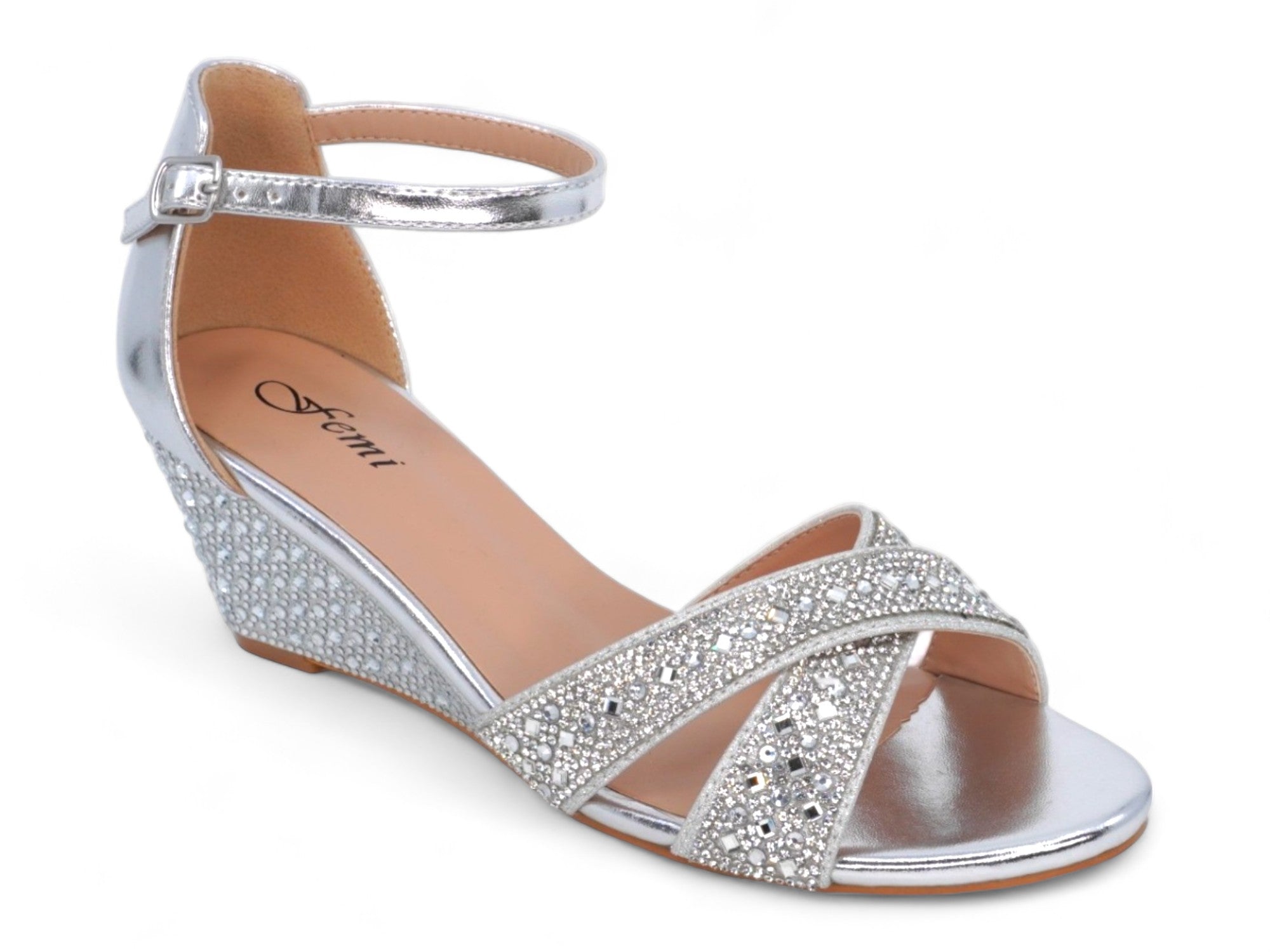 Women's Silver Raven Wedge