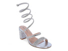 Women's Silver Lennox Spiral Heel