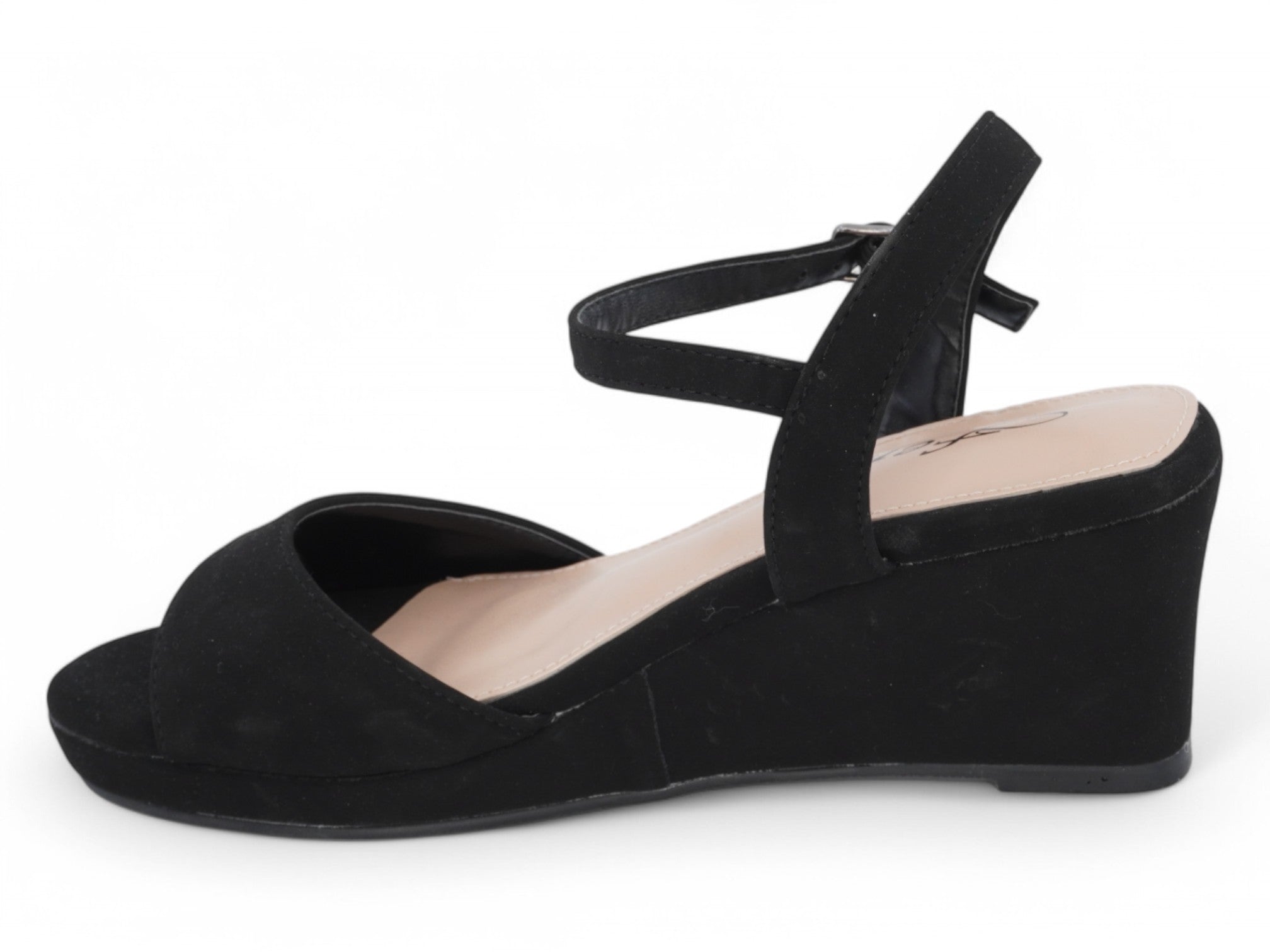 Women's Black Leah Wedge