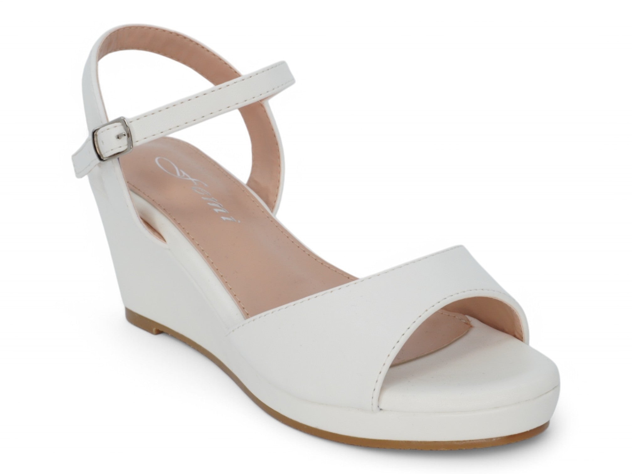 Women's White Leah Wedge