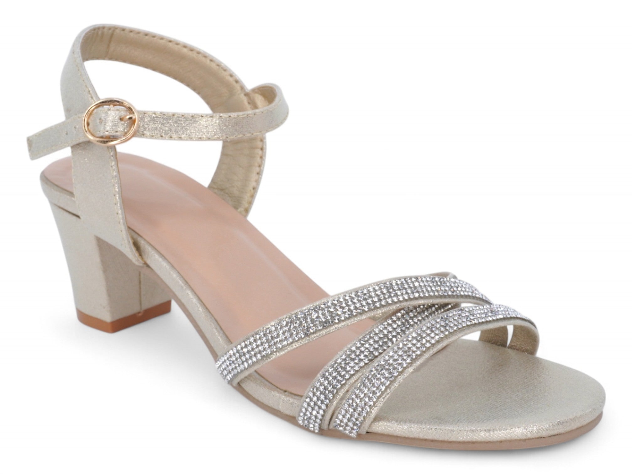 Women's Champagne Jessica Heel