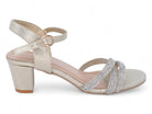 Women's Champagne Jessica Heel