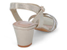 Women's Champagne Jessica Heel