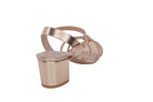 Women's Rose Gold Koa Dress Sandal
