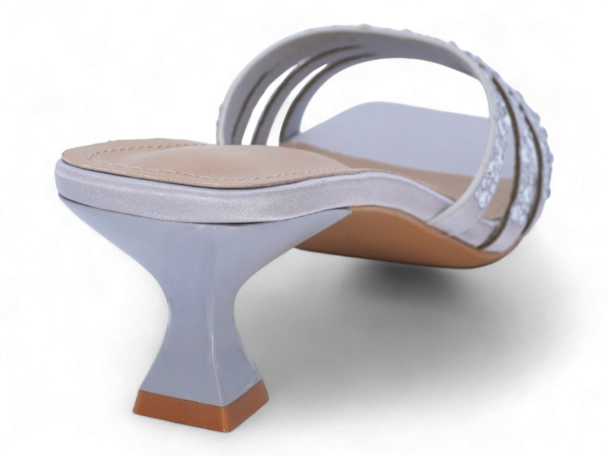 Women's Silver Marceline Kitten Heel