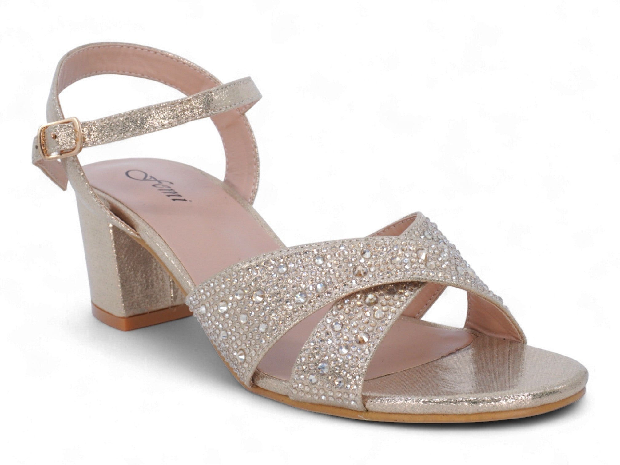 Women's Gold Lavinia Heel