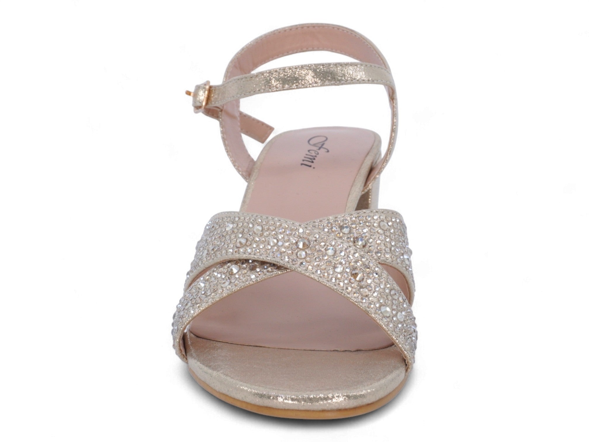 Women's Gold Lavinia Heel