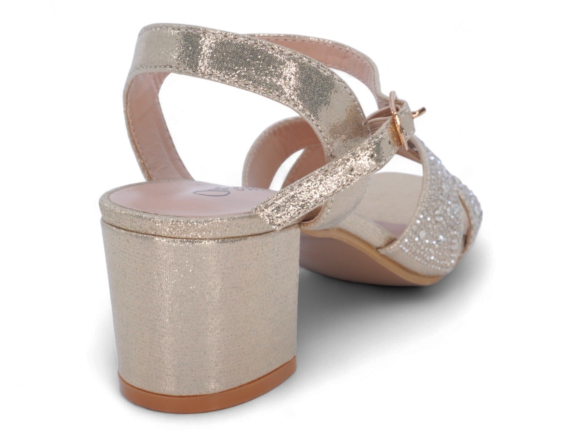 Women's Gold Lavinia Heel