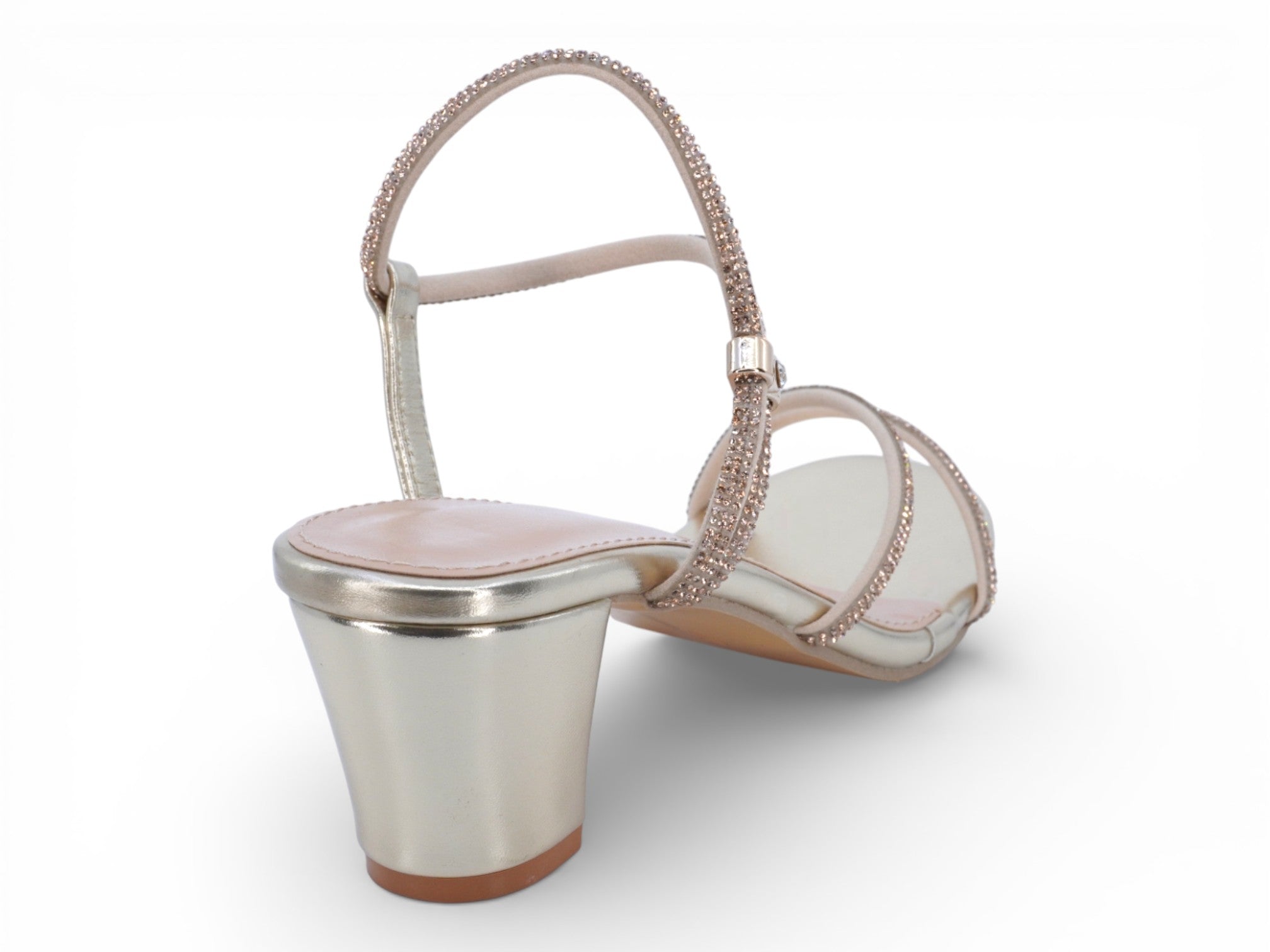 Women's Champagne Clairessa Kitten Heel