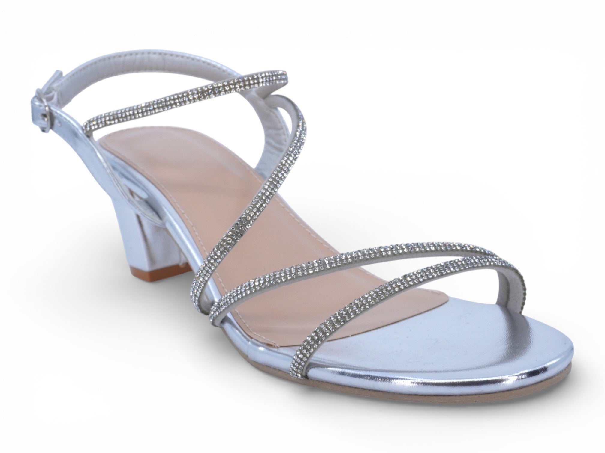 Women's Silver Jazlyn Heel