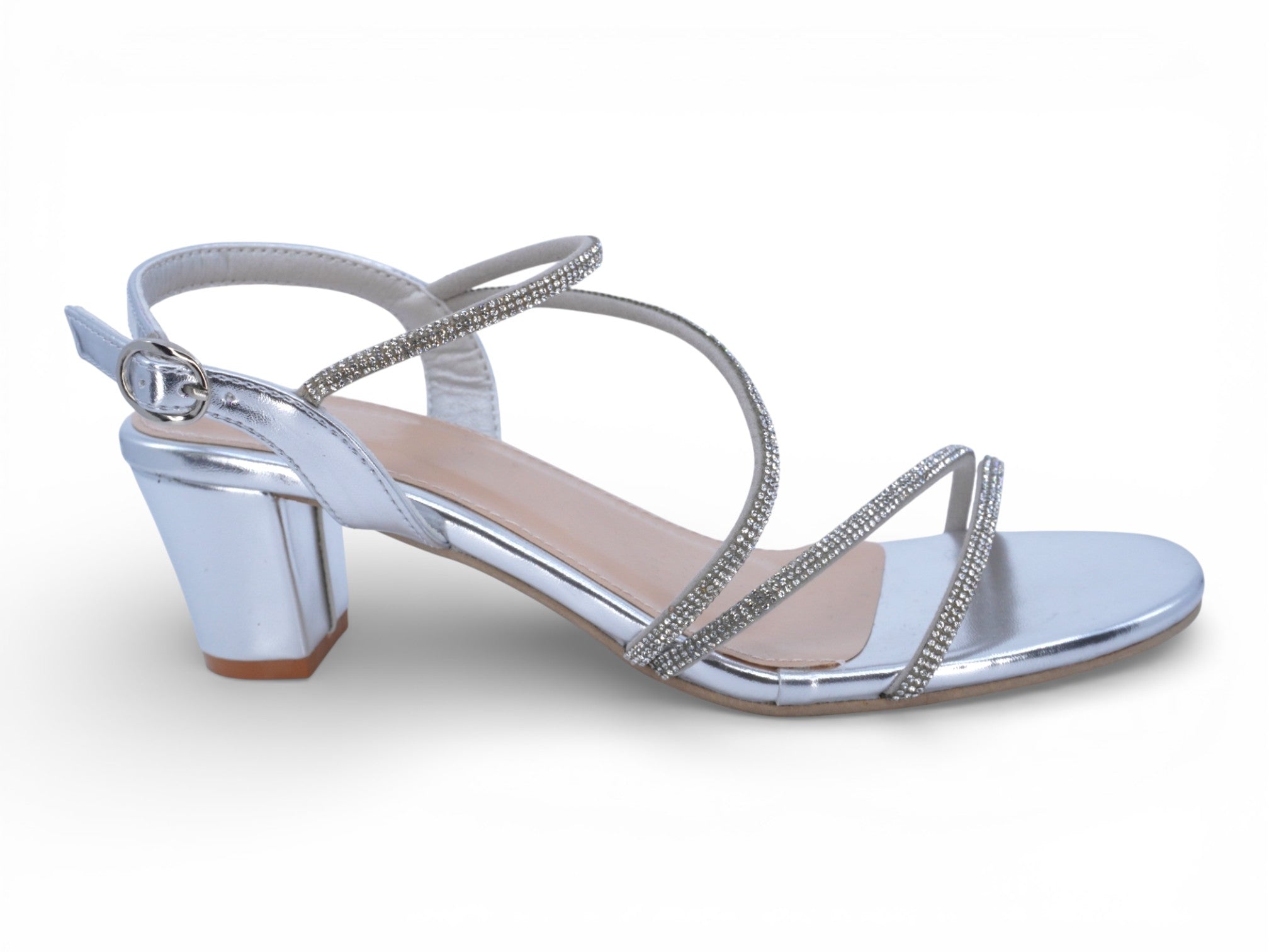 Women's Silver Jazlyn Heel