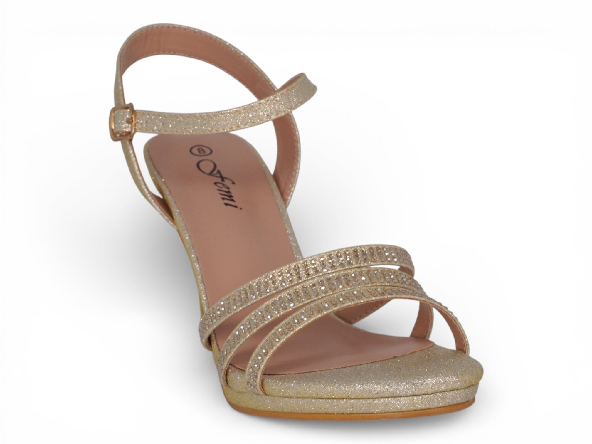 Women's Gold Emery Heel