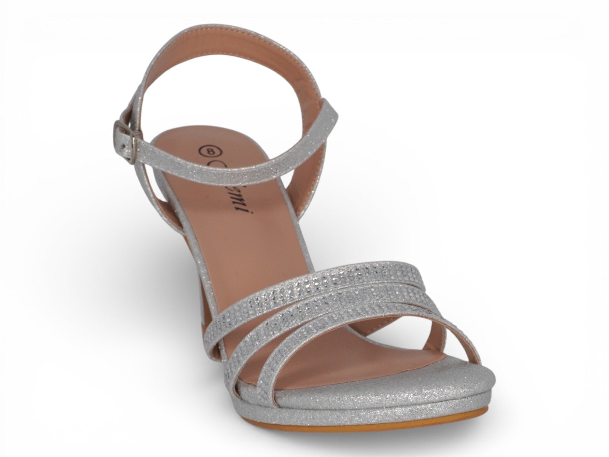 Women's Silver Emery Heel