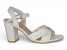 Women's White Summer Heel