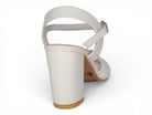 Women's White Summer Heel