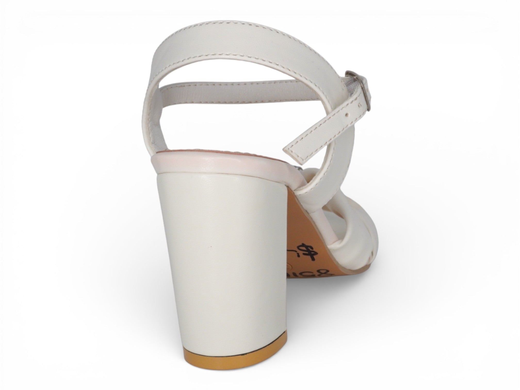 Women's White Summer Heel