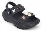 Women's Black Charm Sandal