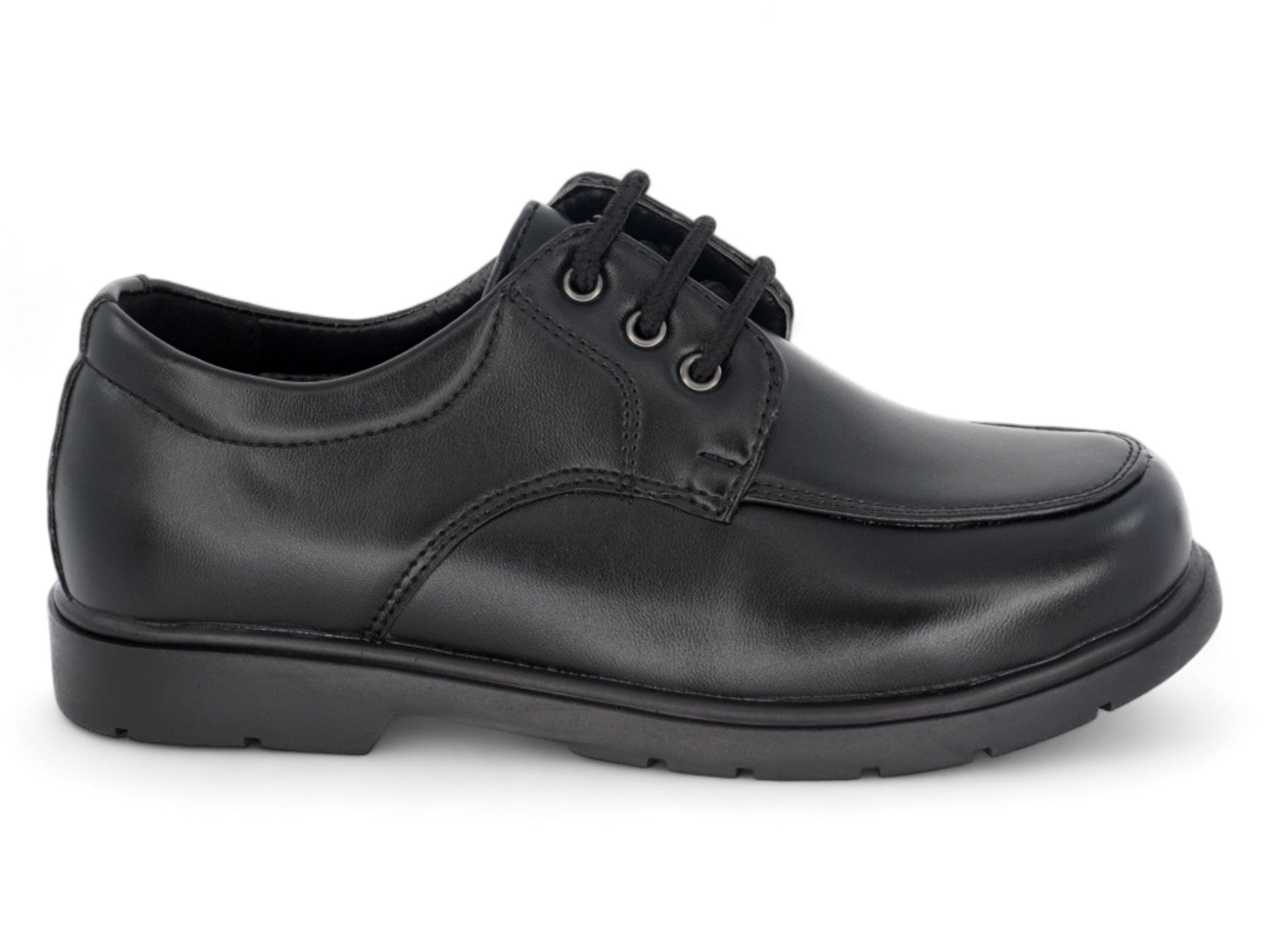 Boys' Black Henry Lace Up School Shoe