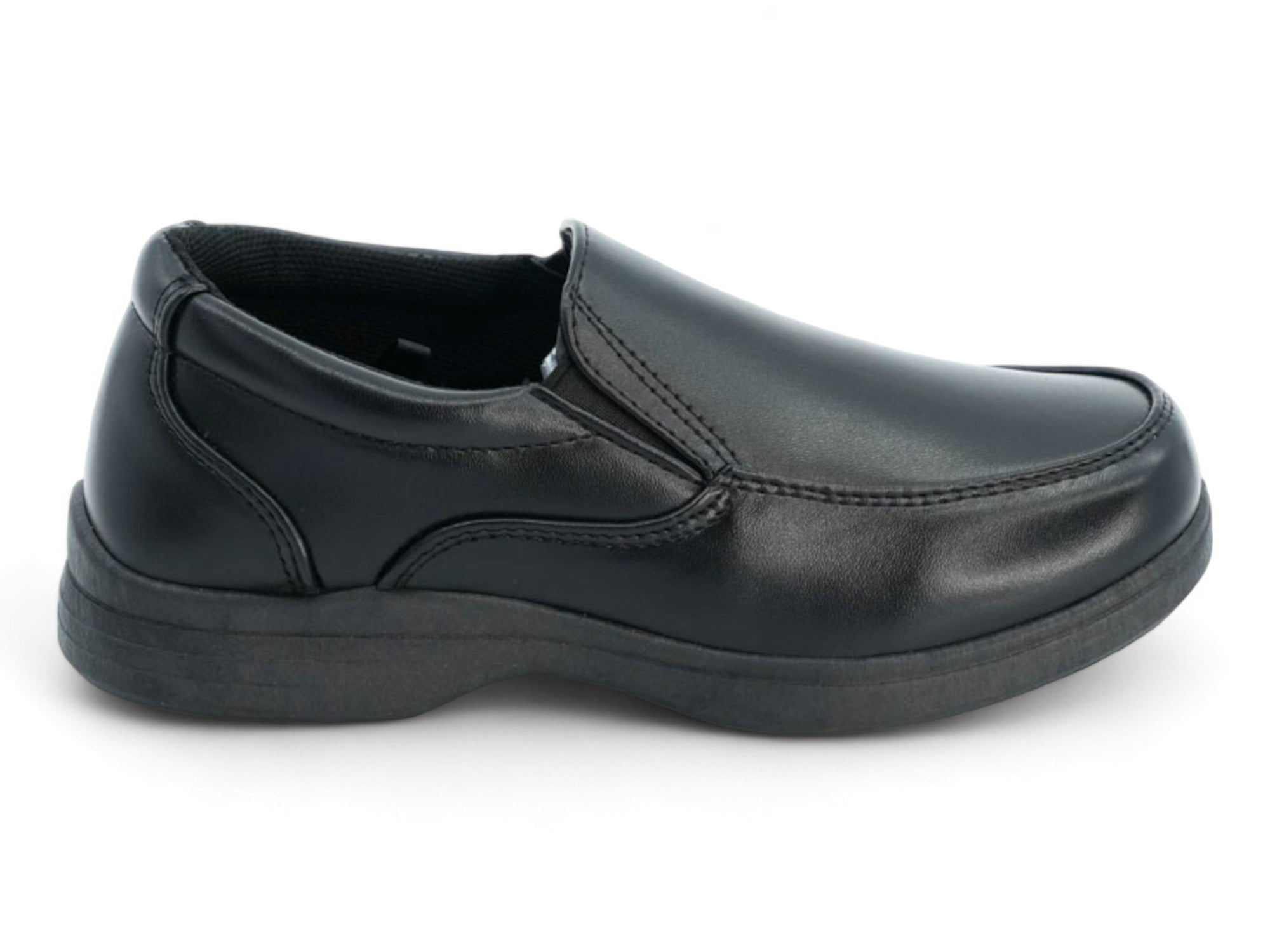 Boys' Black French Toast Slip On Dress Shoe