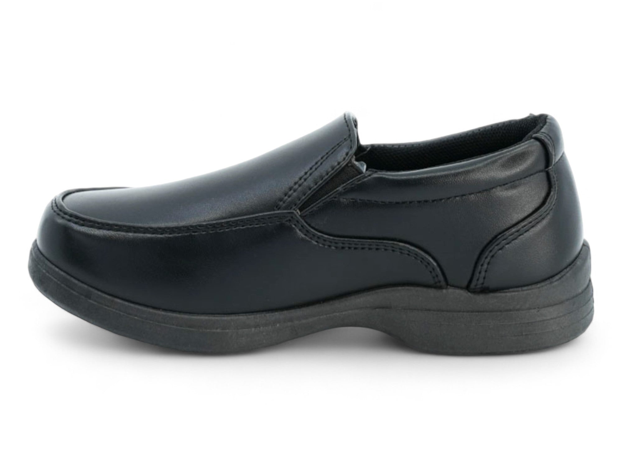 Boys' Black French Toast Slip On Dress Shoe