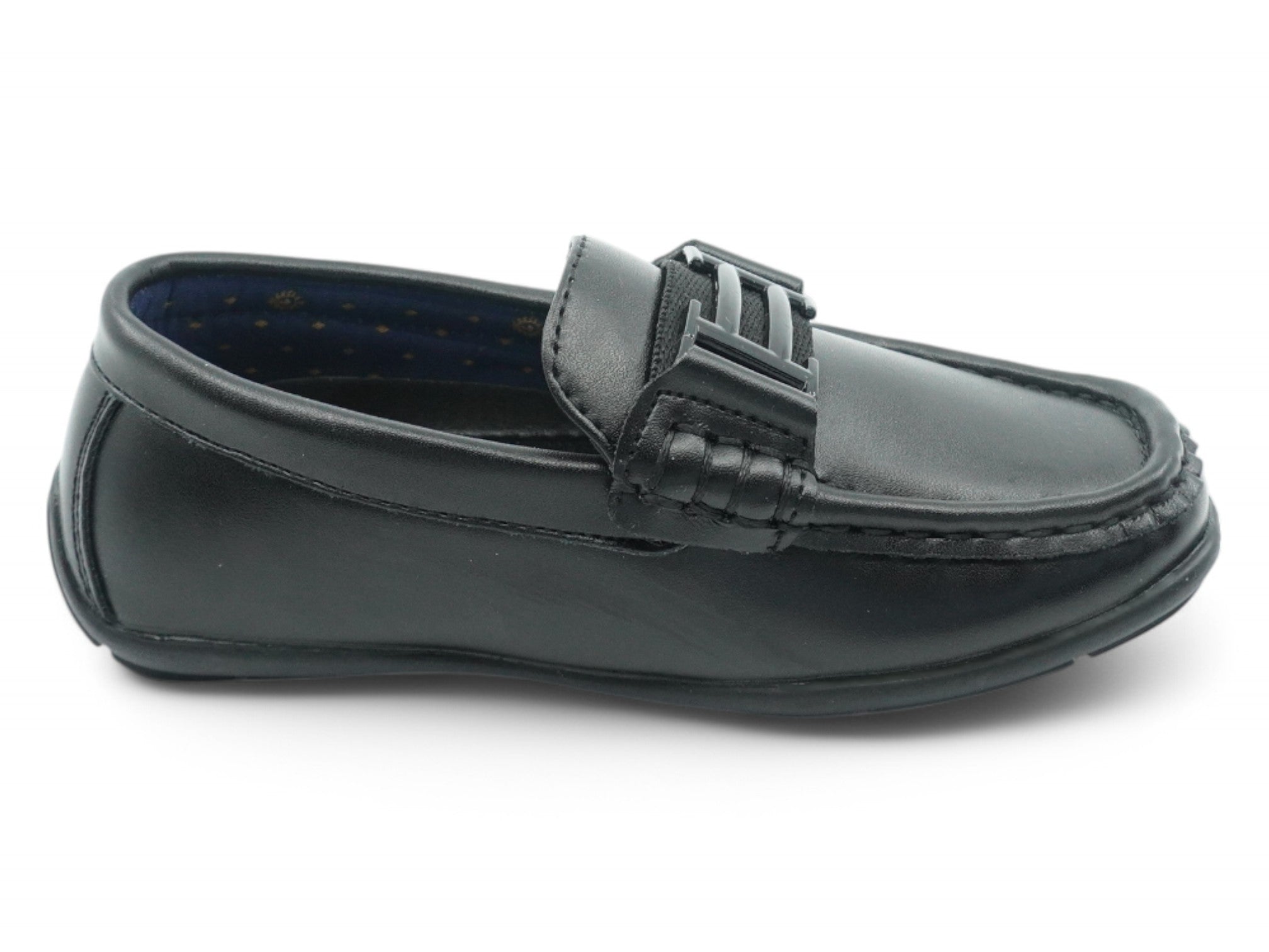 Boys' Black Frances Dress Moccasin