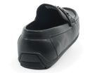 Black Orlan Moccasin Slip On
