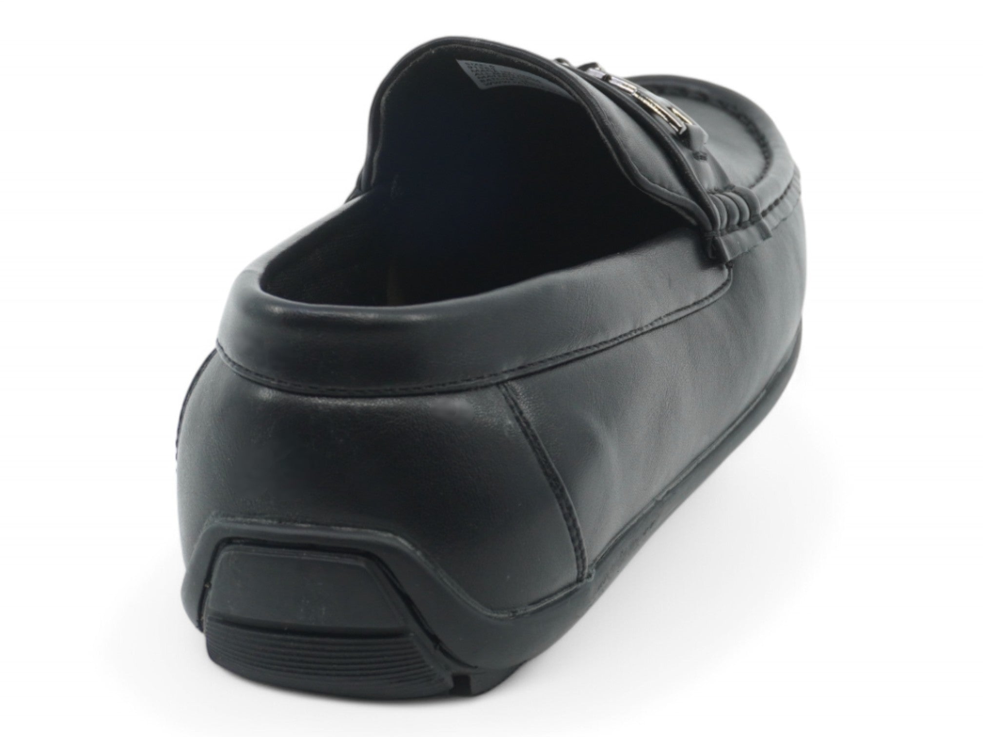 Black Orlan Moccasin Slip On