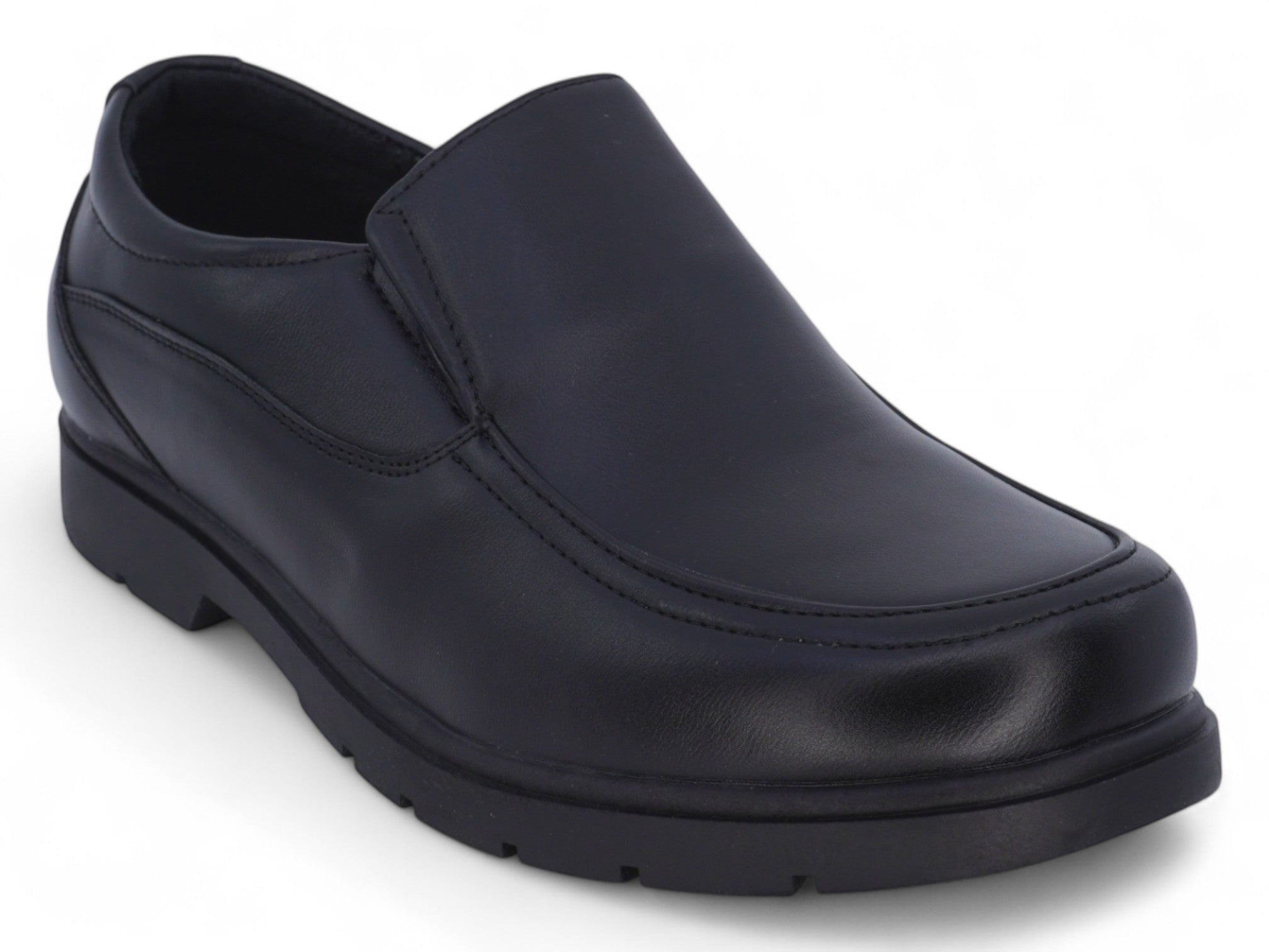 Black Peter Slip On School Shoe