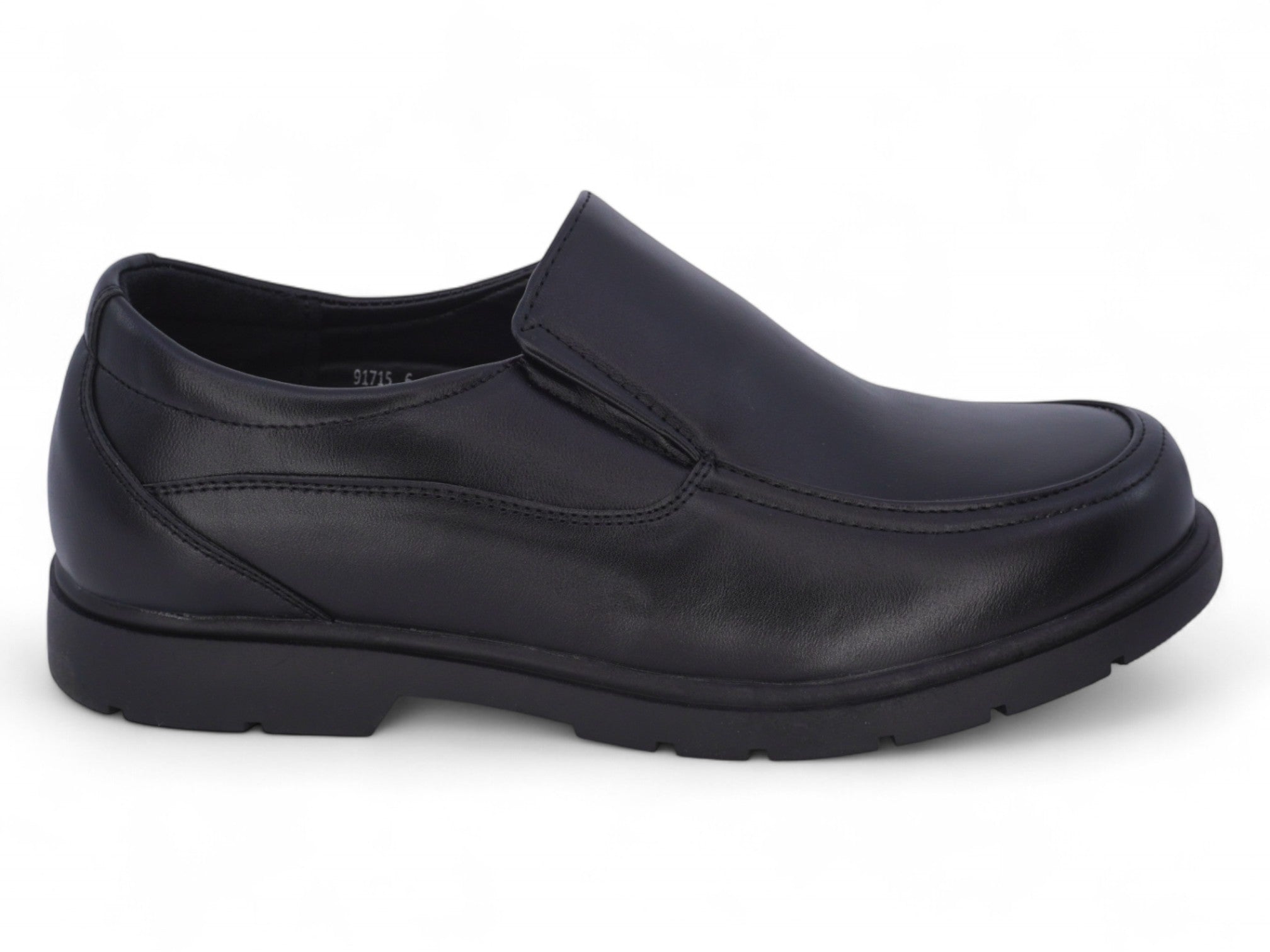 Black Peter Slip On School Shoe