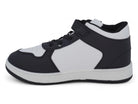 Toddler Black & White Mid Top Sneaker 2.0