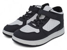 Toddler Black & White Mid Top Sneaker 2.0